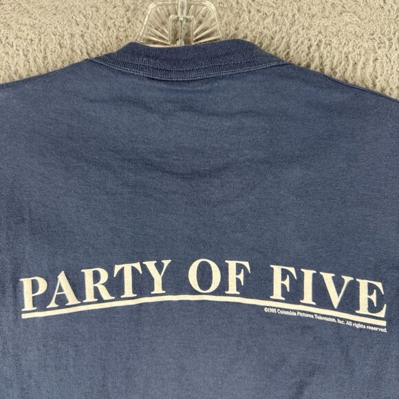 1995 Party of Five Fox Dr Pepper T-Shirt Size Large Single Stitch Vintage - Picture 7 of 11